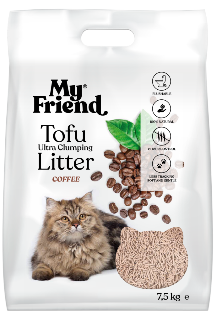 żwirek dla kota My Friend Coffee w 100% naturalny