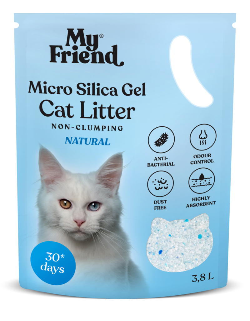 żwirek silikonowy dla kota My Friend Silica cat litter